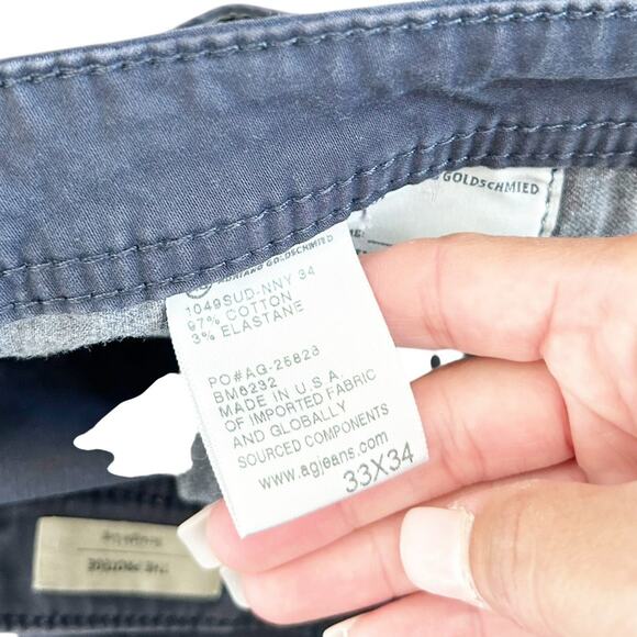 AG Adriano Goldschmied The Protege Straight Leg Blue Jeans Sz 34x31 - Picture 4 of 6